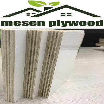 White Melamine Laminated Plywood Panel Wood Laminate Sheets 4*8 Furniture Laminated Melamine Paper Plywood for Cabinet photo-5