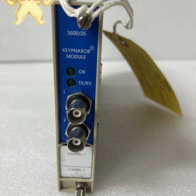 Bently Nevada 3500/25-01 Keyphasor Module – Stable Phase Reference for Rotating Machinery Diagnostics and Balancing photo-2