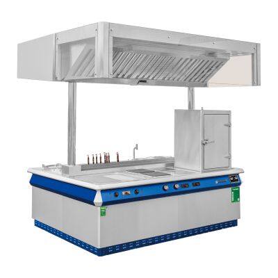 Luxury Commercial Combination Range Stainless Steel Cooking Equipment for Hotel Kitchen photo-4