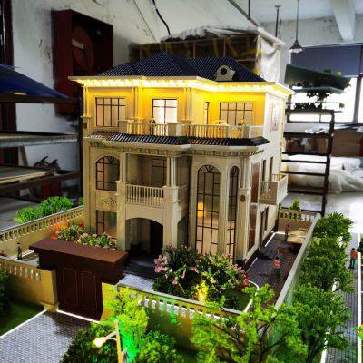self-built villa models, self-built house sand table models, customized self-built house sand table models