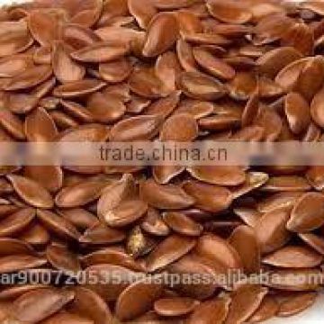 Golden and brown flax seeds / linseeds from Argentina