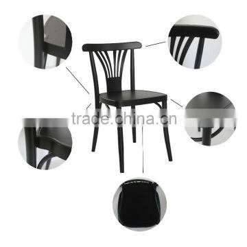 Modern Design Iron Tube Strong and Endurable Restaurant Dining Room Chair Without Arm photo-5