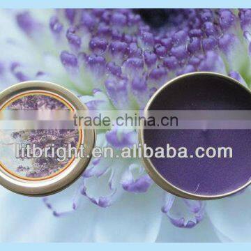candle in tin