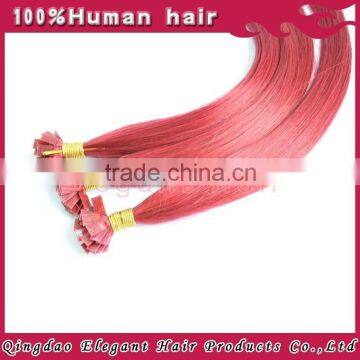 wholesale best selling flat tip with various color hair extensions