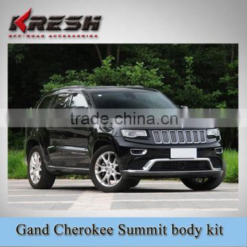 Updated summit body kit for Grand cherokee WK front bumper kit, rear bumper kit and side skirts etc