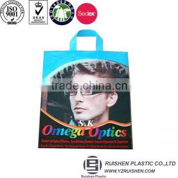 Loop Handle Bag With Whole Printing, LDPE Loop Handle Bag, Printed Soft Loop Handle Bags