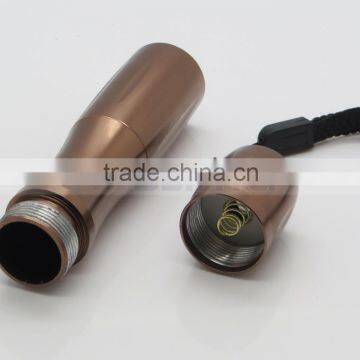 Promotion Gift AA Powered Slim Golden Flashlight photo-4