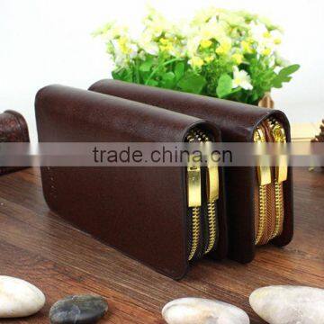 Men's Leather Business Clutch Wrist Bags Handbag Briefcases Wallet