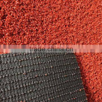 Red artificial grass turf for golf putting green swimming pool