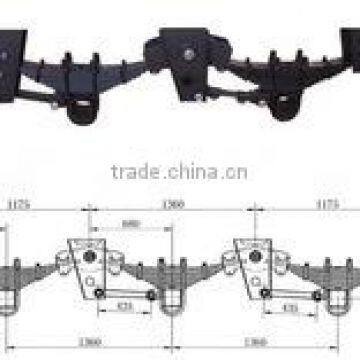 American type semi-trailer suspension assembly truck suspension