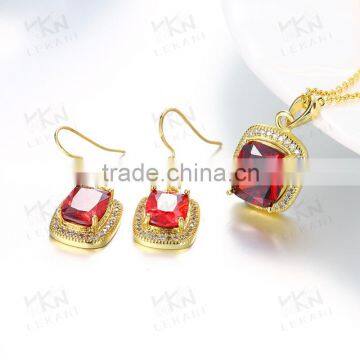 Fashionable necklace 18K Gold Plating Jewelry Set