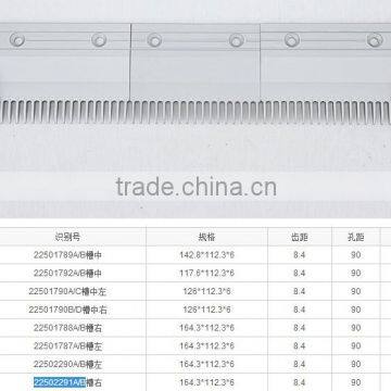 Factory+cheap!! Escalators comb plate 22501789A/B ,22501792A/B 22501790A/C 22502291A/B for walkway Step comb plate