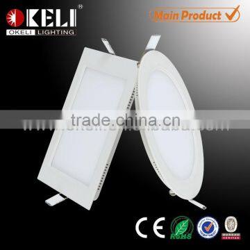 Ultra thin round/square led panel light