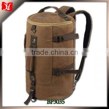 Multifunction camping bag canvas hike shoulder bag rucksack bag