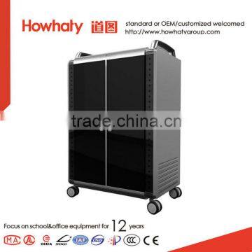 New Version Portable drawer metal Charging Cart for tablet ipad laptop