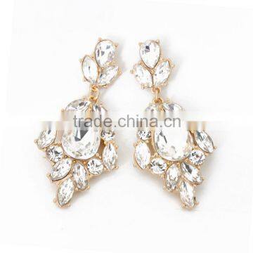 chunky crystal earring fashion jewelry earring stud earring