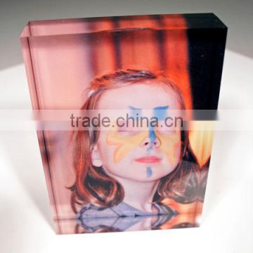 Personalised Acrylic Photo Block Frame Custom Create Design