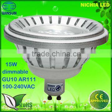 14W ar111 gu10 led 100-240VAC with CE approved