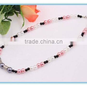 Fashion Bridal Costume Jewellry Beads Pearl Chain Necklaces Designs Pearl Necklace Jewelry