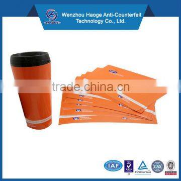 plastic cup paper insert