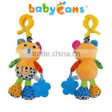 Babyfans Baby Cute Bear Shaped Plush Music Voice Flexible Puppet Educational Hanging Toys China Factory Wholesale photo-3