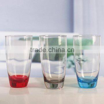 handmade drinking glass tumbler colored