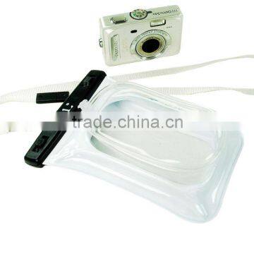 waterproof camera case for Canon camera with transparent lens