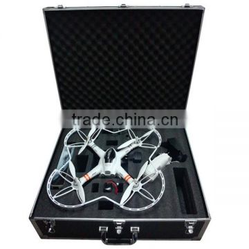 Aluminum Case for DJI Phantom 3 can put the phantom 3 including prop guards