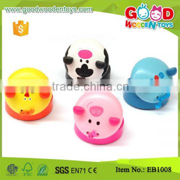 Wooden Colorful Painting Lovely Pig Castanet Baby Musical Toy