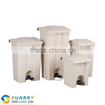 Hot Selling dustbins containers 18Gal garbage bin Light Yellow garbage waste bin made of HDPE/PP (SY-RB33C SUNRRY)