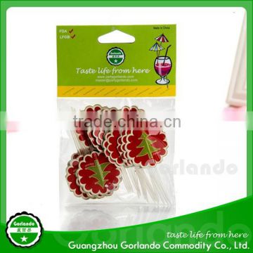 decoration cocktail food custom flag toothpicks