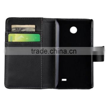 wholesale PU leather card holder Stand Wallet case for nokia XL