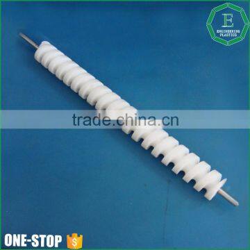 OEM Factory Price Cnc Machining White Screw Conveyor Custom Big Uhmw-pe Plastic Screw for Engineering
