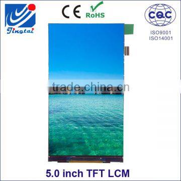 5 inch TFT IPS paper thin lcd module with 380cd/m2 brightness for lcd projector products
