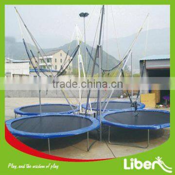 2014 Newest cheap jumping sport trampoline, bungee trampoline, trampoline park With Safety Net LE.BC.002