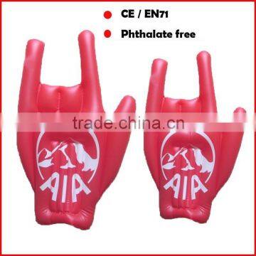 PVC Inflatable Hand Toys With Different Models OEM Logo Printed photo-2