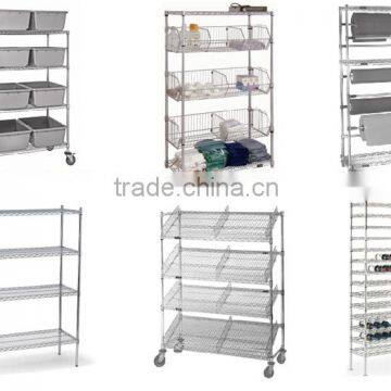 NSF Listed Best Selling Chrome Plated Metal Wire Mesh Shelving Wire Closet Shelving With High Quality photo-6