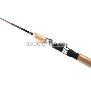 Hot Sell carbon fishing rods with stainless steel reel seat and cork handle