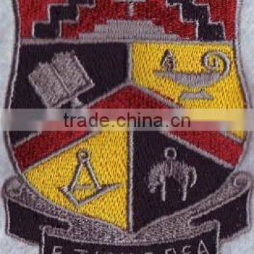 Wholesale Beautiful High Quality Banner Badges,100% Custom Embroidery Patch