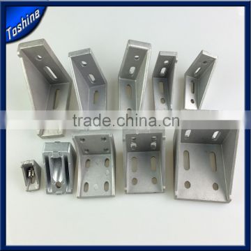 die-casting angle bracket for aluminum extrusions T slot