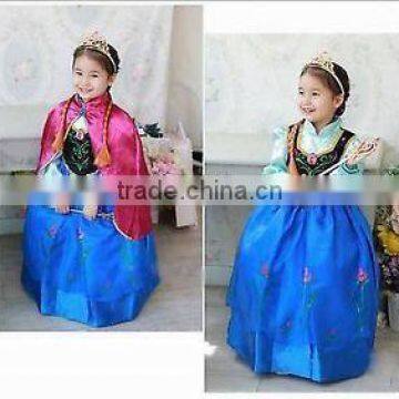 frozen Elsa dress wholesale frozen dress for kids frozen elsa princess dress BC282