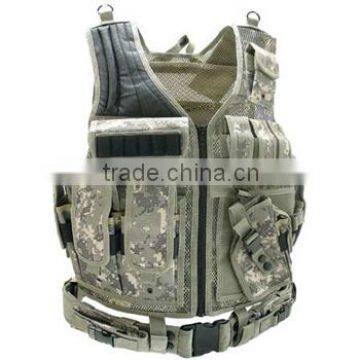 Deluxe Tactical Vest with Pistol Belt - Army Digital Camo