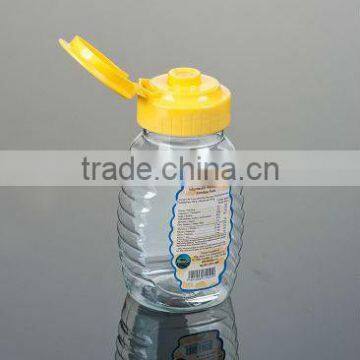 500g Squeezable PET Honey Container With Silicon Valve Cap