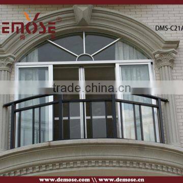 modern fancy aluminum railing for villa balcony