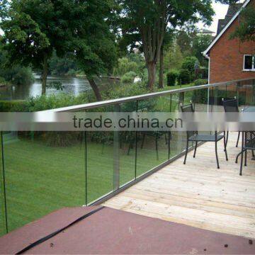 remarkable infilling glass balustrade