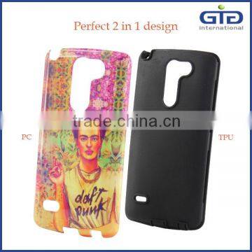 [GGIT] Hot Selling OEM Light Oil 2 in 1 Pasting Pattern TPU and PC Phone Case for LG G3 photo-2