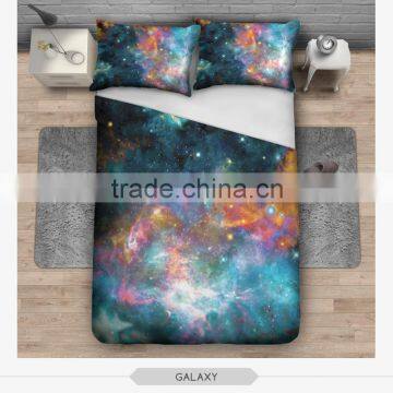 fashion galaxy sky 3D print bedding set soft home textile four season collection colorful print funny animal children printing