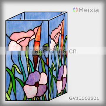 GV13062801 china elegant tiffany style stained glass vase