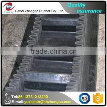 Slip Resistance 400mm~1600mm Sidewall Rubber Conveyor Belt