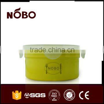 3pcs Colorize Stainelss Steel Coating Crisper Box Set With Airtight Lid photo-5